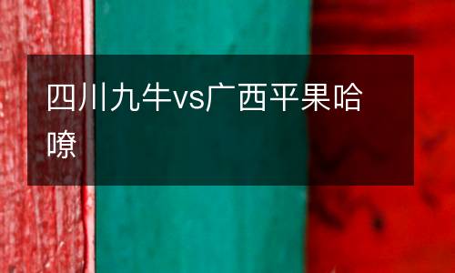 四川九牛vs廣西平果哈嘹