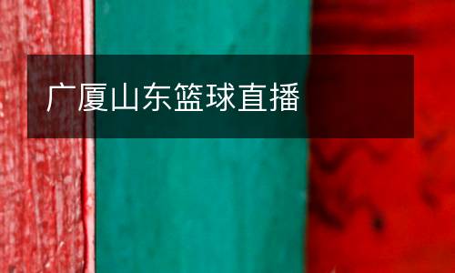 廣廈山東籃球直播