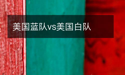 美國(guó)藍(lán)隊(duì)vs美國(guó)白隊(duì)